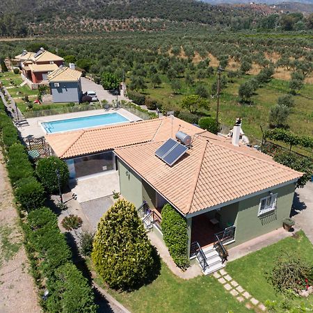 Spedion Villa - Near To Sea Villas With Heated Swimming Pool ギシオ エクステリア 写真